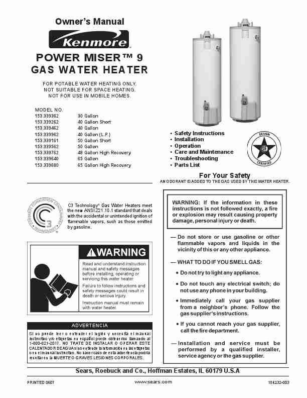 Kenmore Water Heater 153_33964-page_pdf